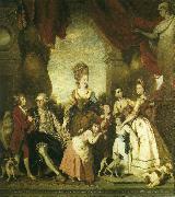 Sir Joshua Reynolds the marlborough family oil painting artist